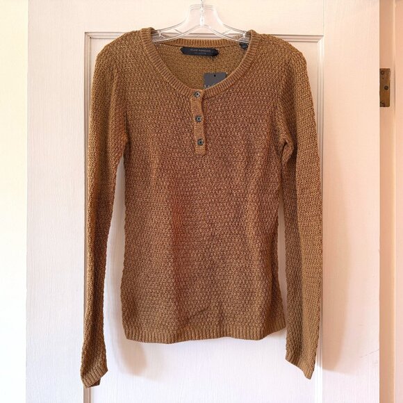 Club Monaco | Button Henley Sweater - Picture 1 of 9